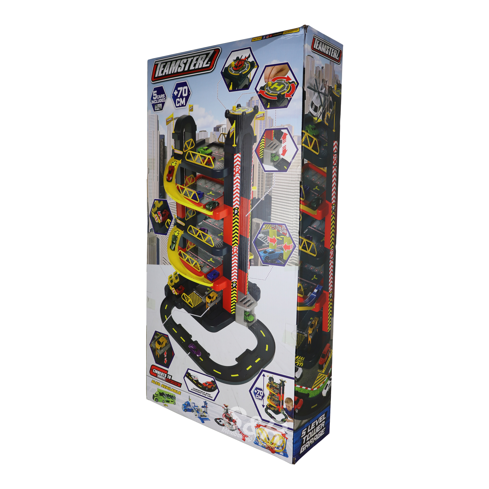 HTI Toys Teamsterz Tower Garage 5 Cars HTI Toys Teamsterz Tower Garage 5 Cars